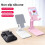 Verstelbare telefoon- en tablethouder/bureauhouder, compatibel met iPad en iPhone. 1