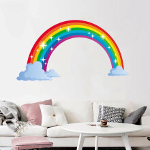 Rainbow Wall Decals for Kids' Nursery Room Vinyl Stickers