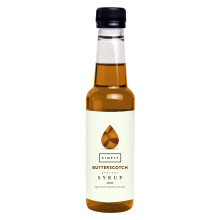 Simply Butterscotch Syrup, Vegan & Nut Free Flavoured Syrup for Coffee, Cocktails & Baking (250ml)