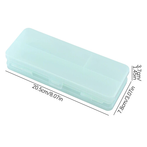 VALSEEL translucent matte pencil case double-sided 1 piece 1
