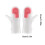 Silicone Dishwashing Gloves with Brush Reusable Waterproof 3