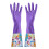 Quinlirra reusable cleaning gloves rubber extra-thick long 2