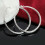 RSAMD 925 sterling silver hoop earrings 5 cm 1