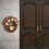 Brass Solid Wood Doorbell 2.8x3 Inch Magnetic 6