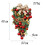 Christmas Door Hanging Decoration Artificial Pine Bow 15.7 2