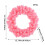 Spring Wreath Pink Artificial Blossom 16 Inch 3