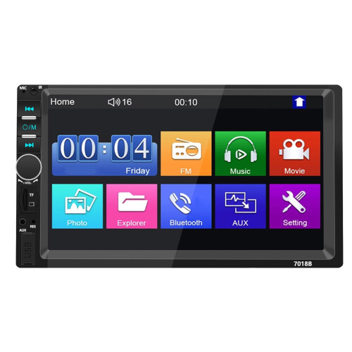 VALSEEL 7-inch HD touch screen car MP5 player with Bluetooth