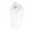 Vattenflaska i klarglas med lock 500 ml 1