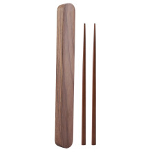 Estuche para guardar palillos - Estuche portátil de madera ecológico y reutilizable para guardar palillos