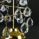 Clear Glass Crystal Teardrop Ornaments 10 pcs 7