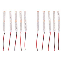 10PZ 10Cm Impermeabile Verde 5050 Led Strip Lights 12V Caravan Boat Car