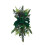 Upside Down Christmas Rattan Tree Wall Hanging 1 piece 2