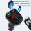 VALSEEL Bluetooth FM transmitter for car with USB and 7