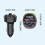 VALSEEL Car Charger with Bluetooth FM Transmitter and USB 3