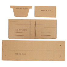 Acrylic Wallet Template Leather Craft 4 Shapes