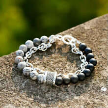 Tiger Eye Charm Bracelet for Men and Women Natural Stone