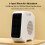Mini portable electric space heater with thermostat 1 unit 6