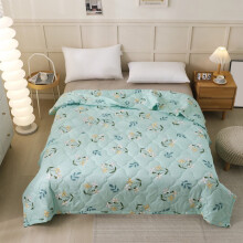Couverture de lit en coton pour lit simple, couverture thermique en coton léger, jeté de lit respirant, couverture douce et confortable de qualité