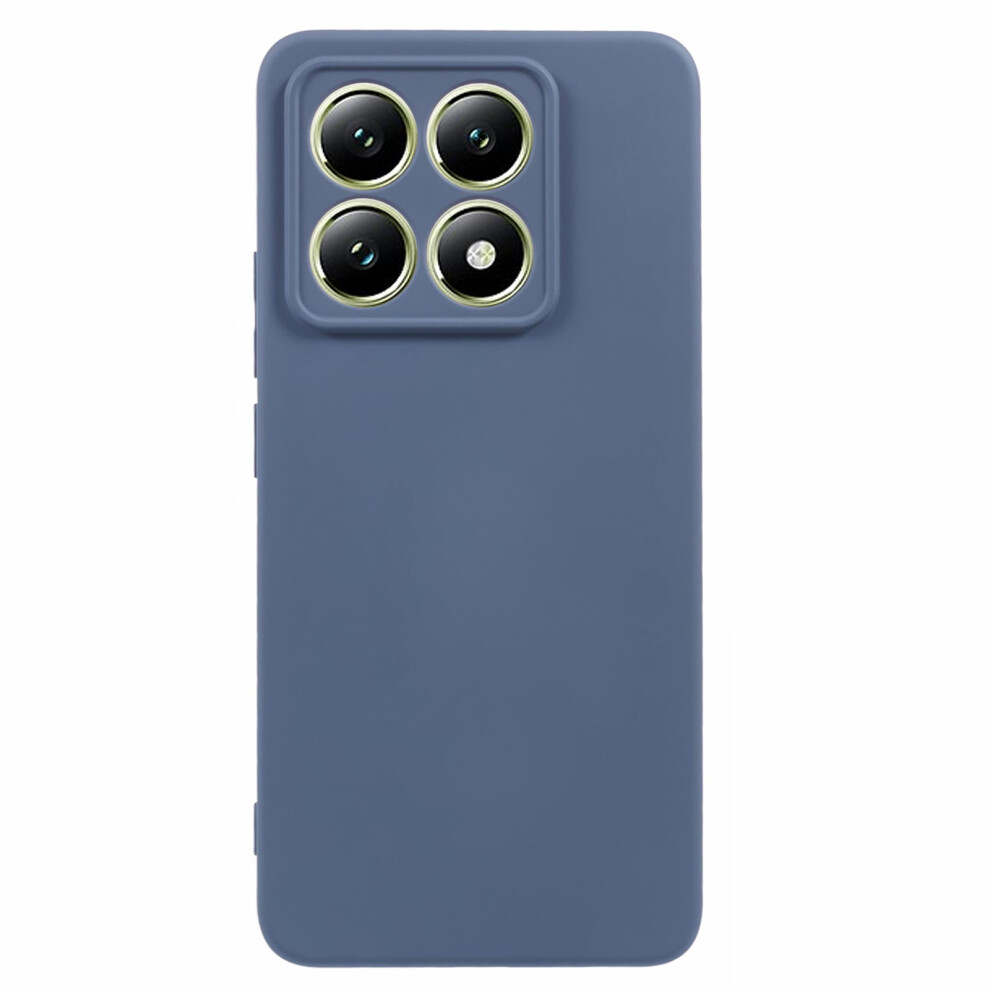 (Lavender Grey) Amorus For Xiaomi 14T Pro Case Precise Cutouts Tpu Fiber Lining Shockproof Phone Cover Purple,Grey 6914298839225