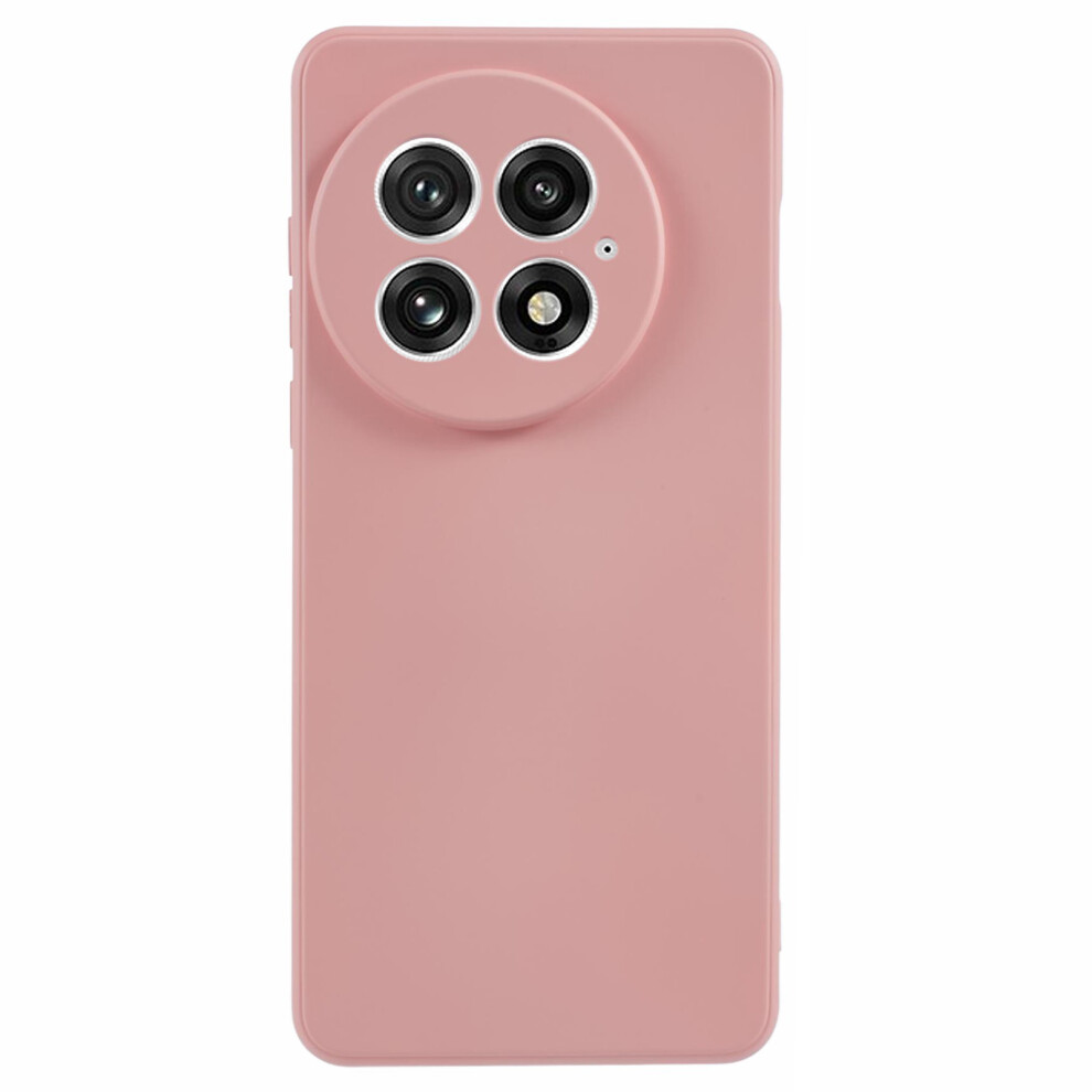 (Pink) Amorus For Oneplus 13 Case Precise Cutouts Tpu Fiber Lining Shockproof Phone Cover Pink 6914295871204
