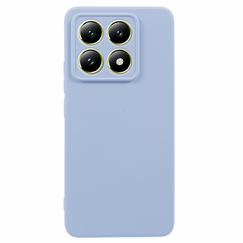 (Purple) Amorus For Xiaomi 14T Case Precise Cutouts Tpu Fiber Lining Shockproof Phone Cover Purple 6914293402615
