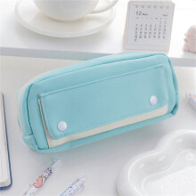 Cailmei nylon pencil case double layer large capacity light