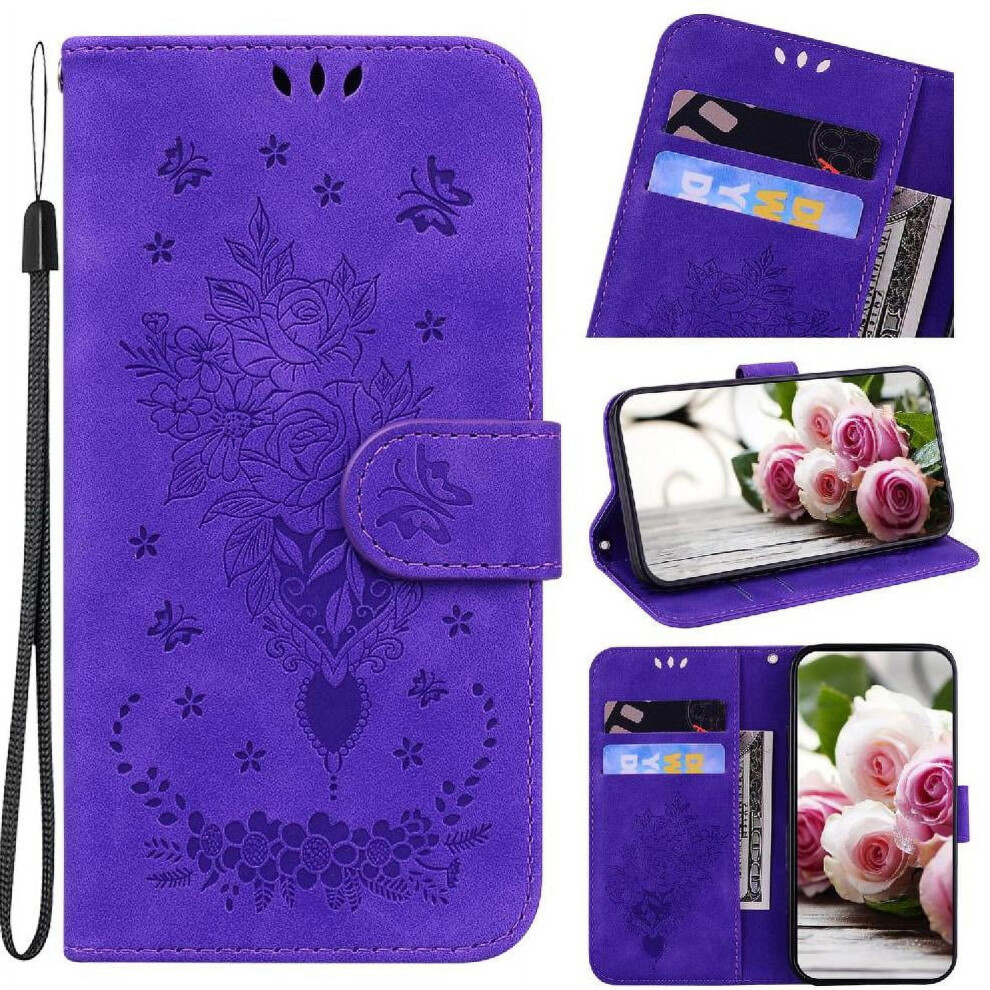 Iphone 16 Pro Pu Leather Flip Wallet Case With Kickstand 971050987002