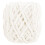 Coarse wool yarn terylene blend light weight 100g milk white 1