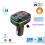 VALSEEL Bluetooth 5.0 FM transmitter with 2 USB + PD charger 6
