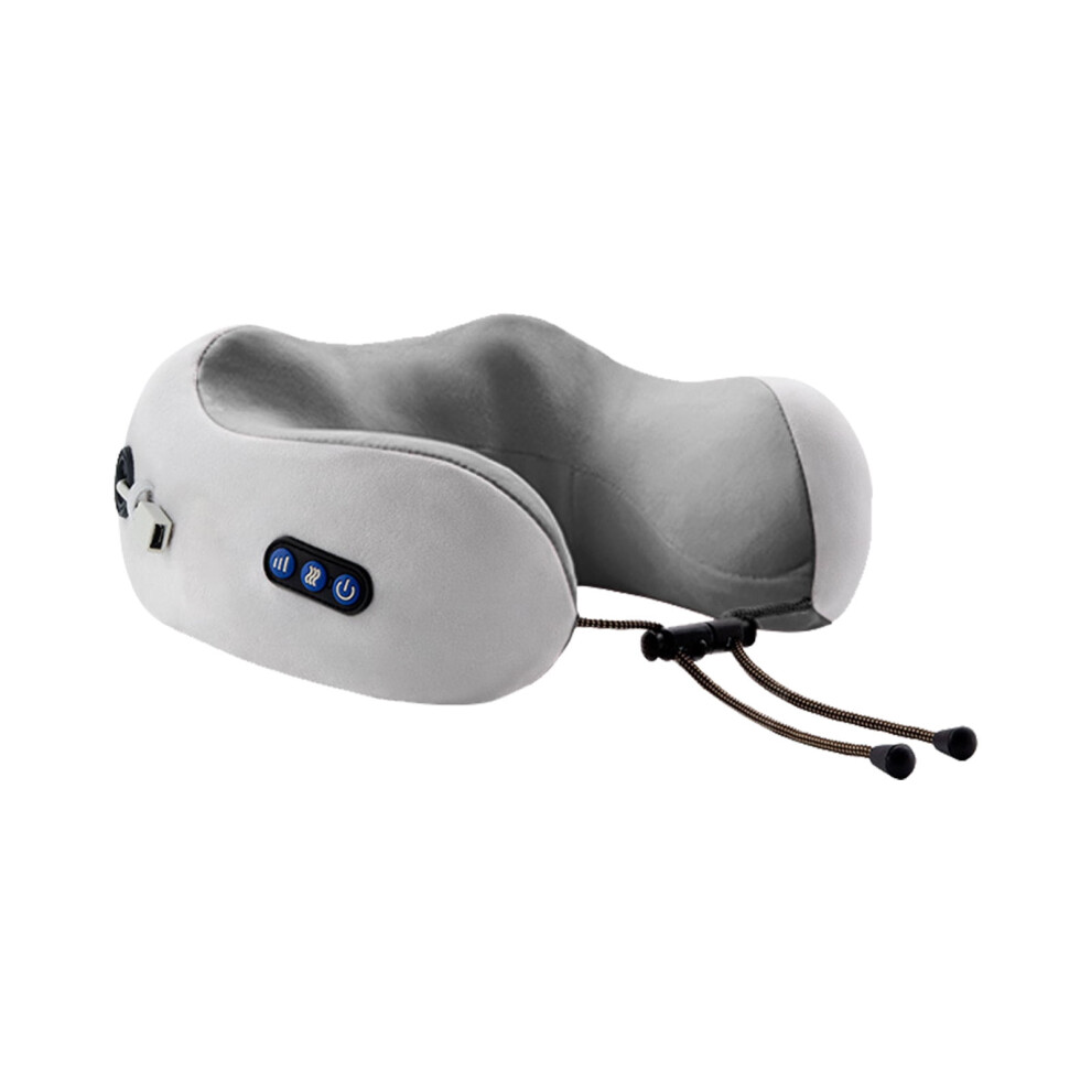 Neck Massager Pillow with Vibration and Heat, U-Shaped