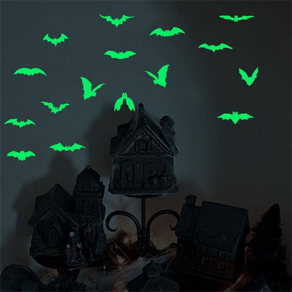 Halloween Wall Sticker Luminous Fluorescent 1 Piece 900881705233