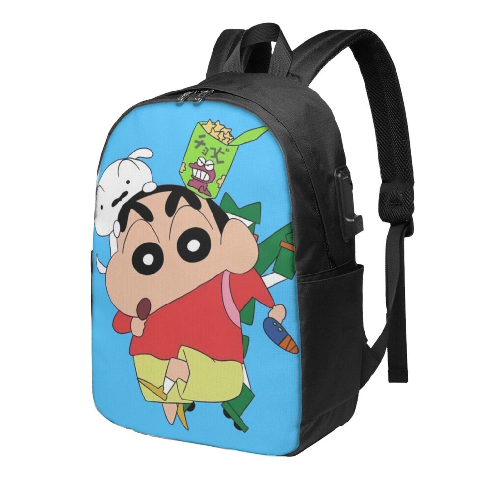 Crayon Shin-Chan Laptop Backpack 17 Inch Black 900881717687