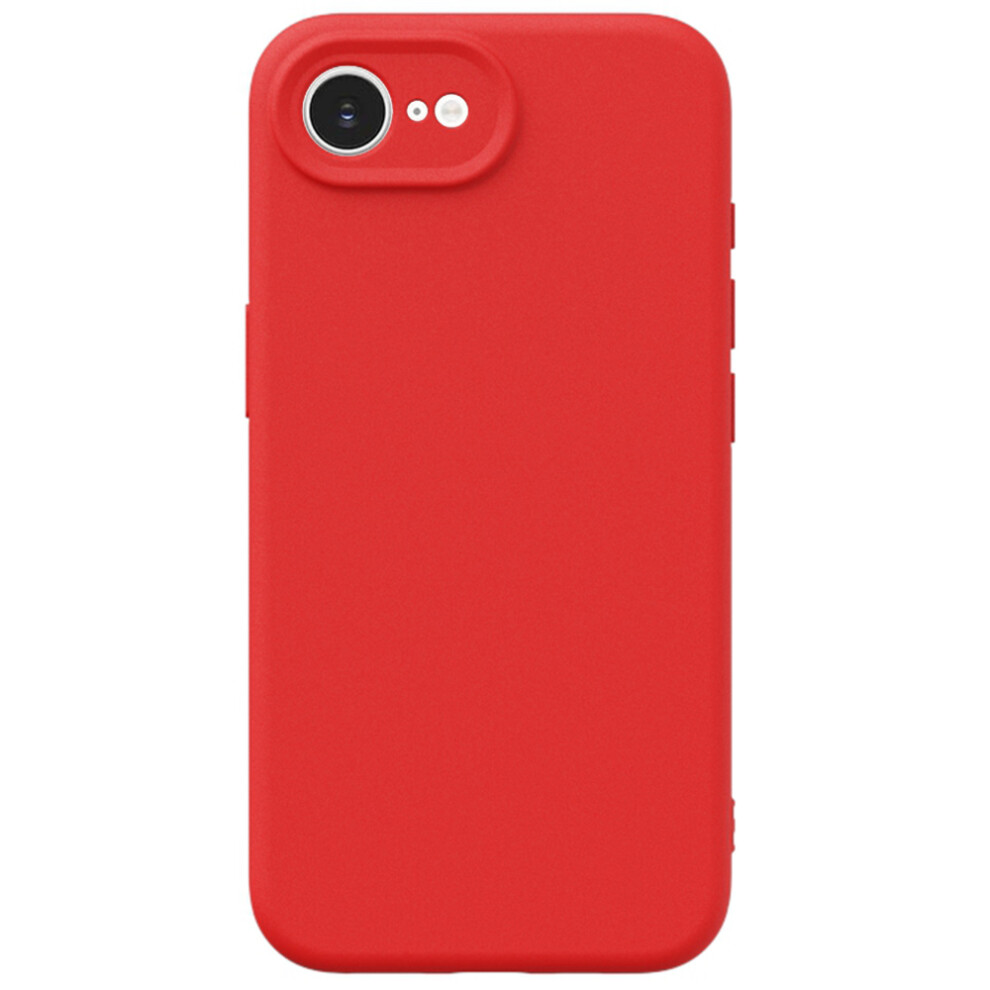 (Chinese ) Ycaden For Iphone 17E / 16E Case Precise Cutouts Tpu Phone Back Cover Red 6914296478662