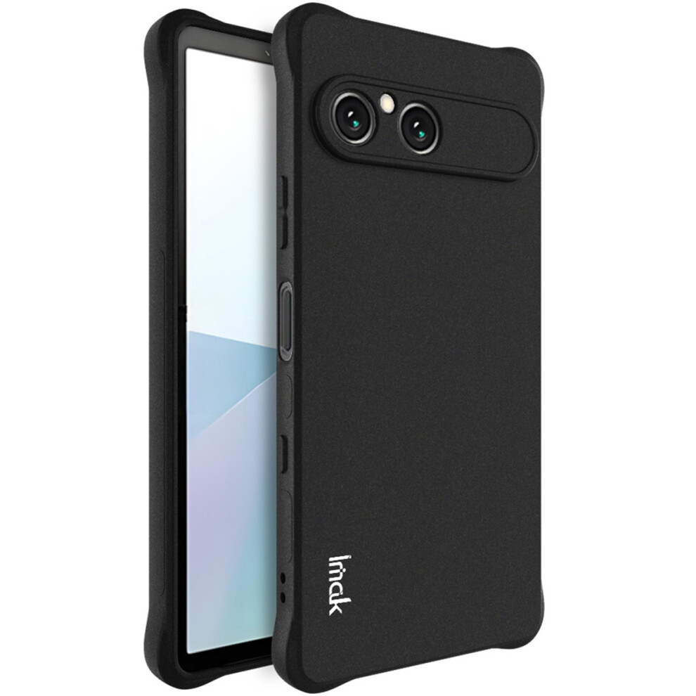 (Matte ) Imak For Sony Xperia 10 Vii Case Tpu Phone Cover Airbag Shockproof Protection Black 6914293555090