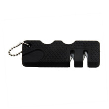 Mini pierre à aiguiser de poche portable, outil de survie conique pour le camping T4K6