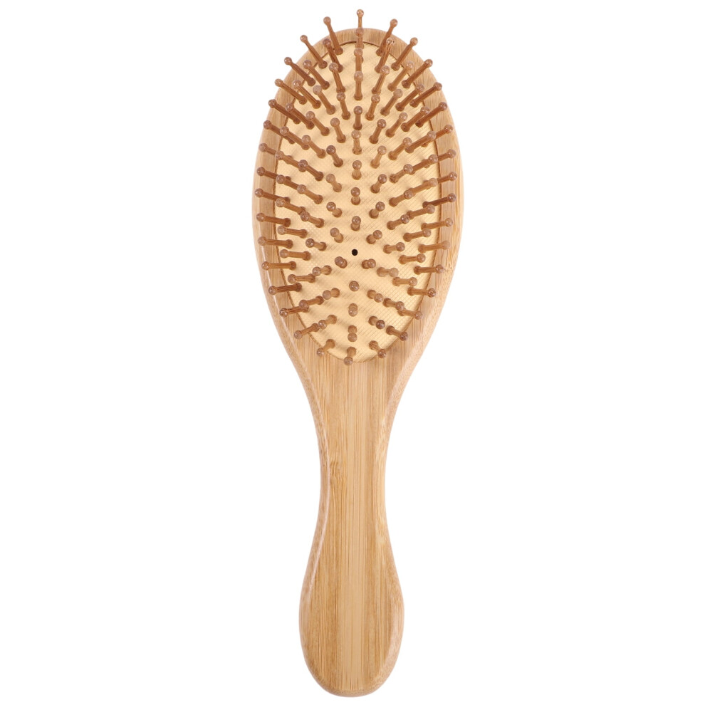 NUOLUX Bamboo Scalp Massage Comb with Wooden Bristles