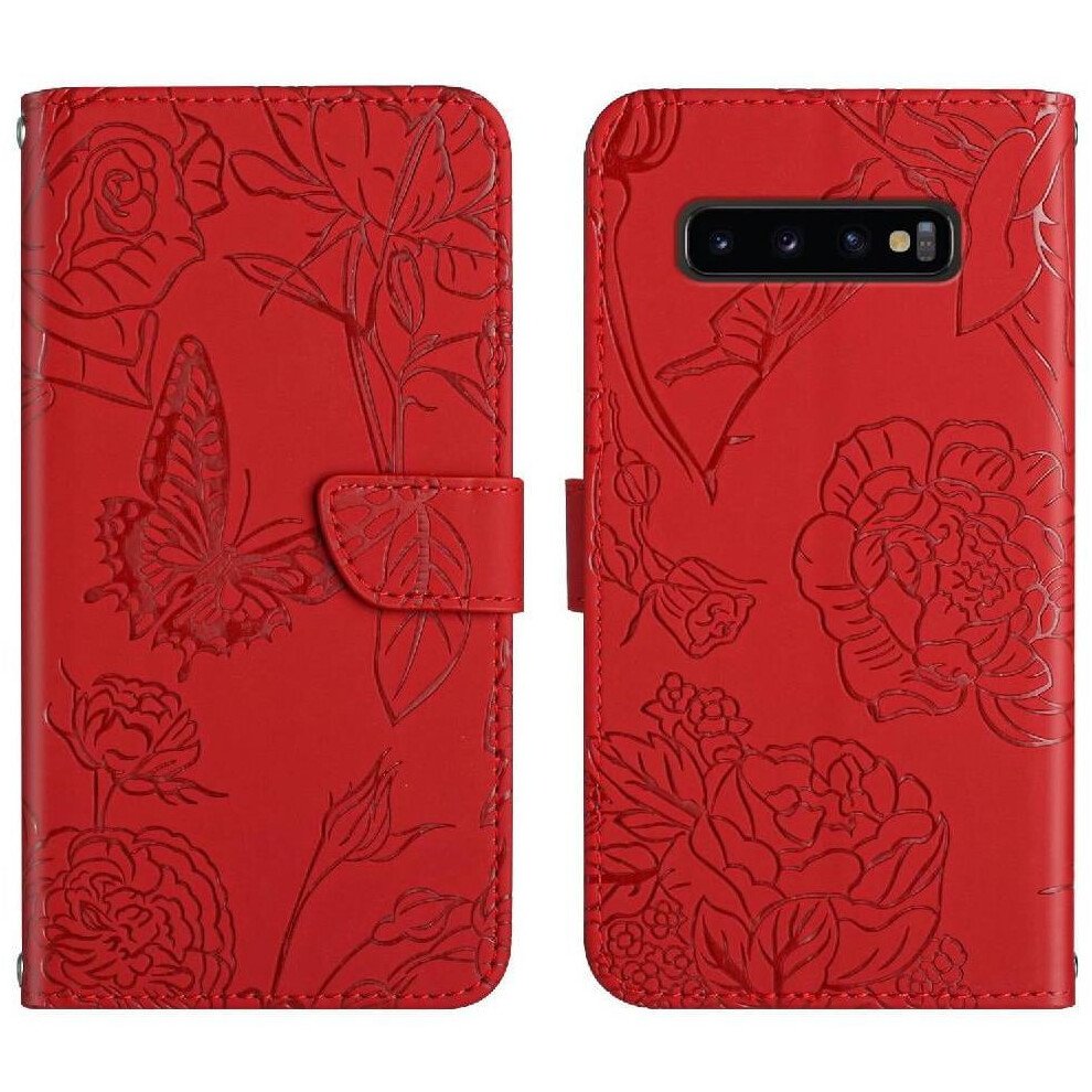 Samsung Galaxy S10 Flip Case Pu Leather Anti-Drop With 971050988658