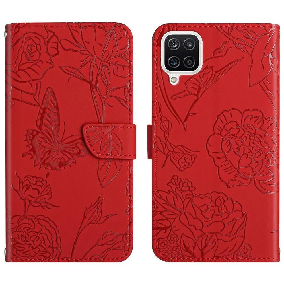 Samsung Galaxy A12 Flip Case Pu Leather Anti-Drop With 971050988375