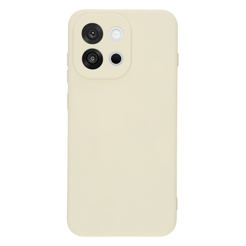 (White) Amorus For Oneplus 13T 5G Case Precise Cutouts Tpu Fiber Lining Shockproof Phone Cover White 6914295960700