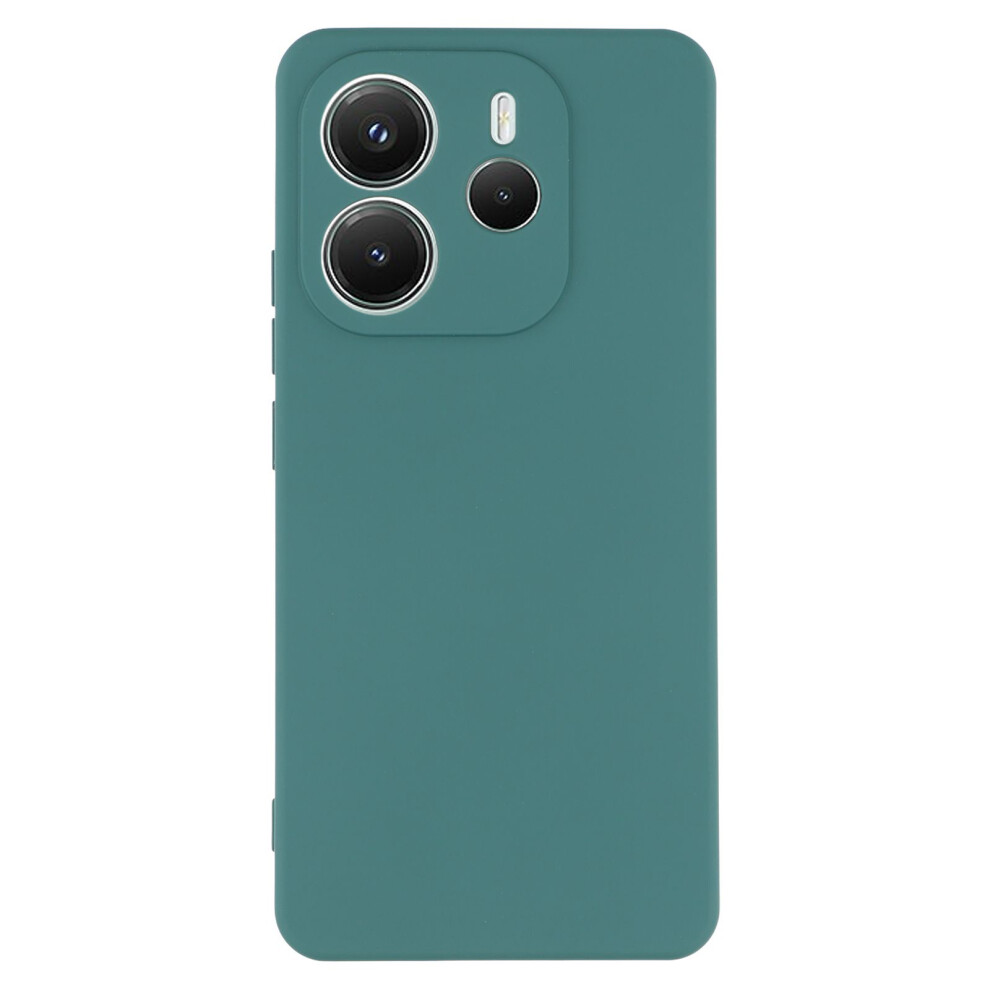 (Army ) Amorus For Xiaomi Redmi Note 14 4G (163.25Mm) Case Precise Cutouts Tpu Fiber Lining Shockproof Phone Cover Green 6914290118175