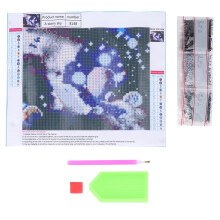 Kit per pittura a diamante 5D fai da te, Biuzi 30x25cm Kit per pittura a diamante 5D fai da te Cielo stellato Decorazione da parete Set di ricamo con