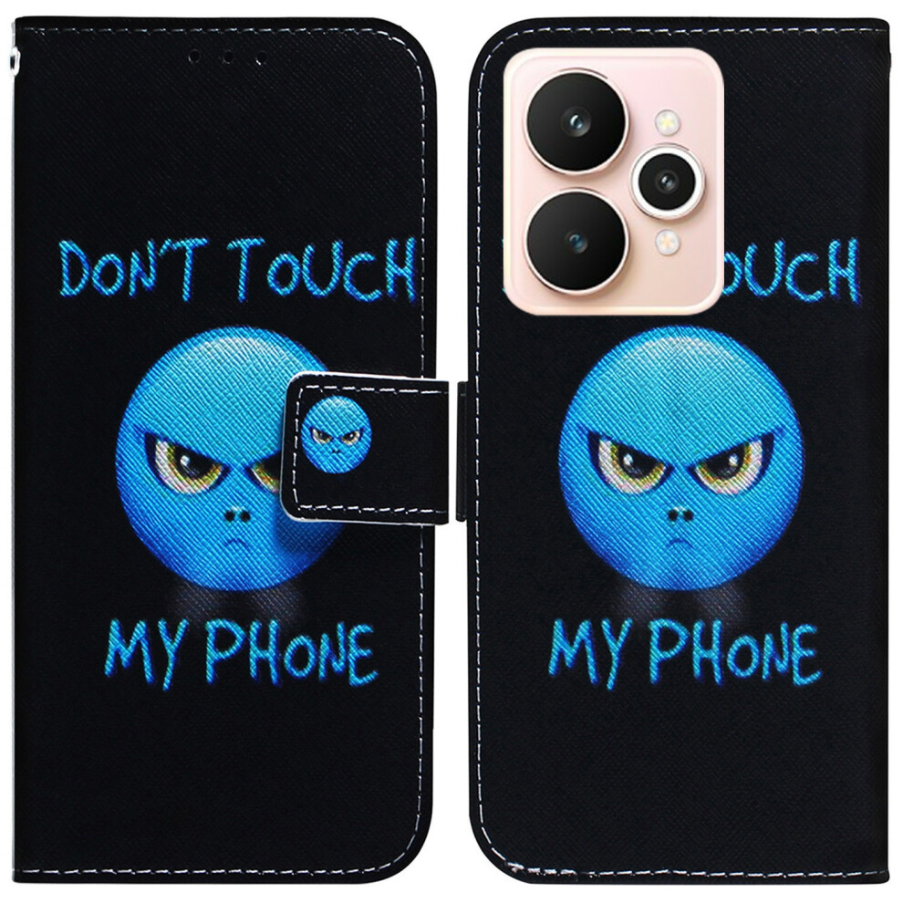(Don't Touch My Phone) For Realme 15 Pro 5G / 15 5G Wallet Case Pattern Print Leather Phone Cover 6914293787637
