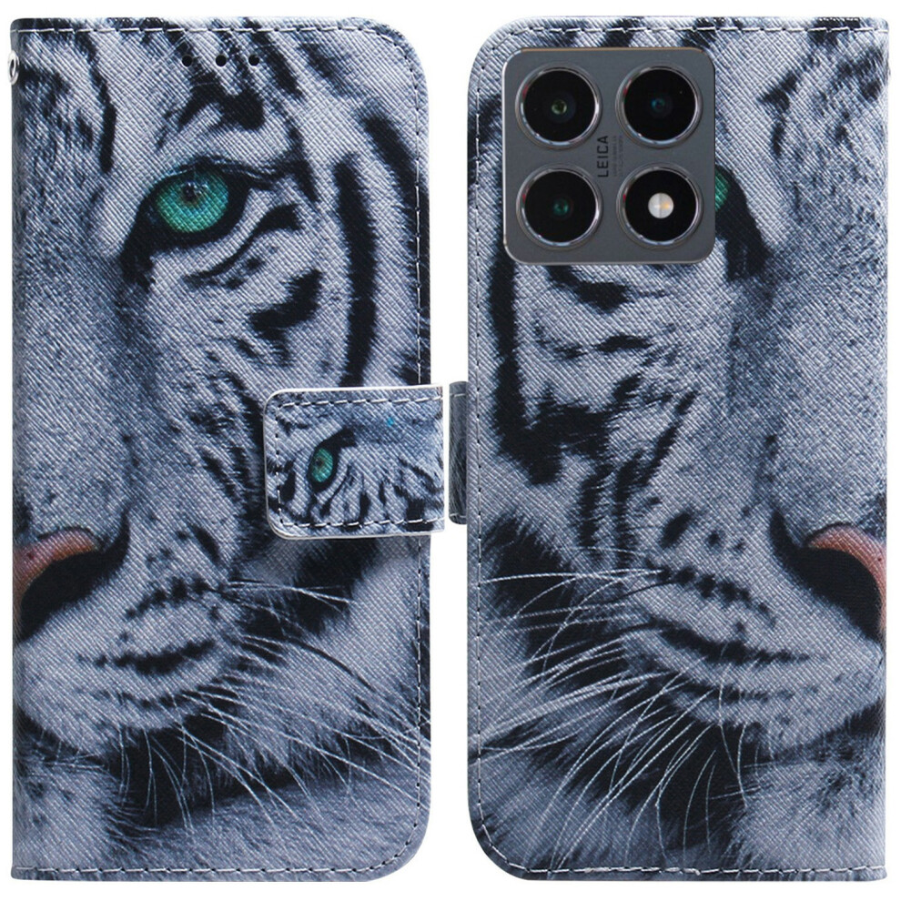 (Tiger) For Xiaomi 15T Wallet Case Pattern Print Leather Phone Cover 6914299271741