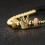 Crown Beaded Bracelet Gold Plated Unisex 2
