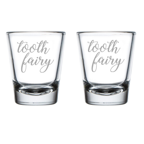 Schnapsgläser-Set, 50 ml, 2er-Pack, lustiges Zahnarztmotiv