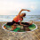 Round Beach Towel Compact Sandproof Quick-Drying Bath Towel 6