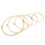 LAFGUR Embroidery Hoop Round Bamboo 5 Pcs 7