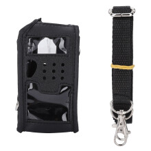 Funda de cuero para walkie talkie UV-5R y modelos