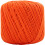 Threadart 100% Cotton Crochet Thread Size 3 Orange 50g 1