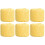 Threadart Mercerized Cotton Crochet Yarn Pack – 6 Balls, 1